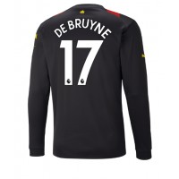Dres Manchester City Kevin De Bruyne #17 Gostujuci 2022-23 Dugi Rukav